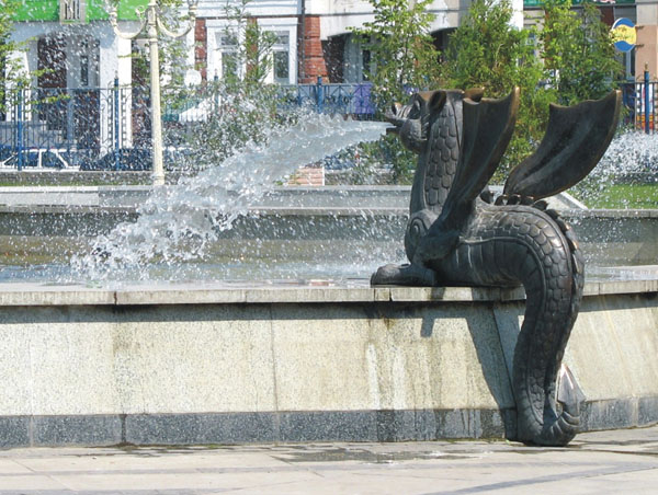 фонтан в Парке Тысячелетия