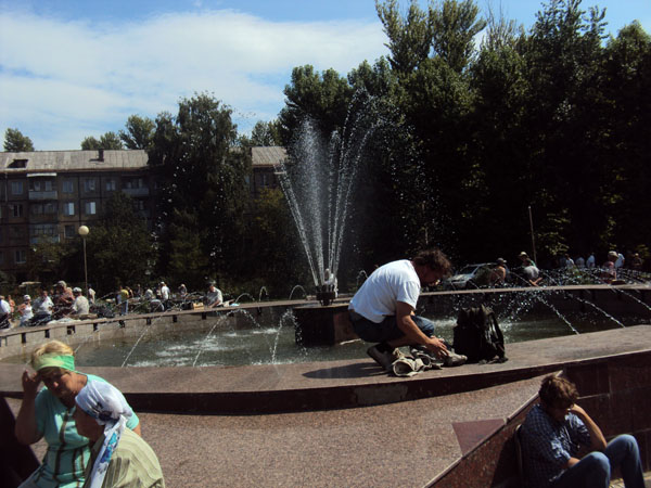 фонтан в парке имени Тинчурина