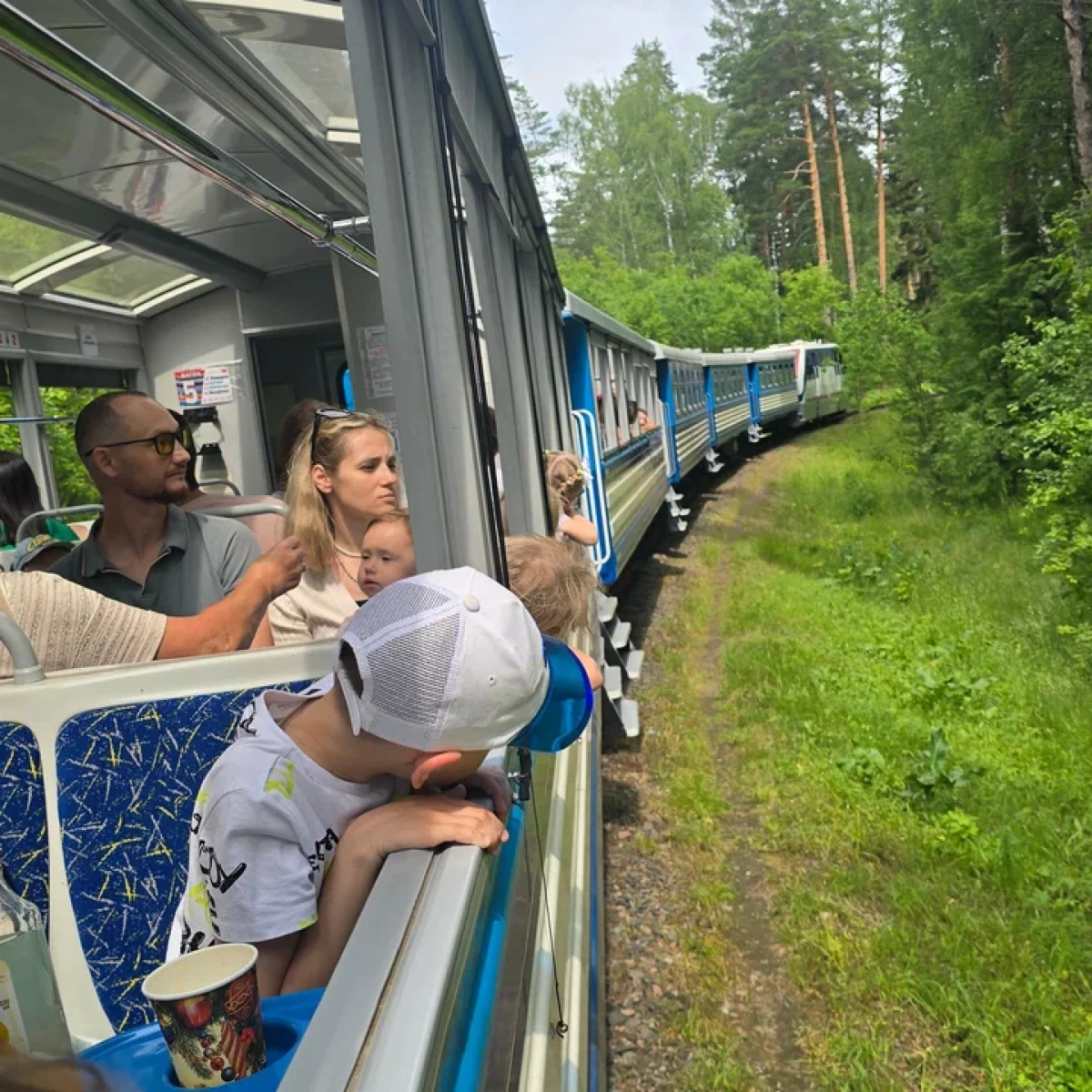 Детская железная дорога в Казани. Фото 5