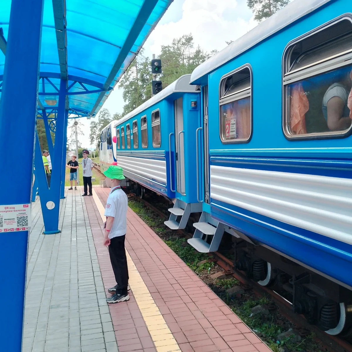 Детская железная дорога в Казани. Фото 3
