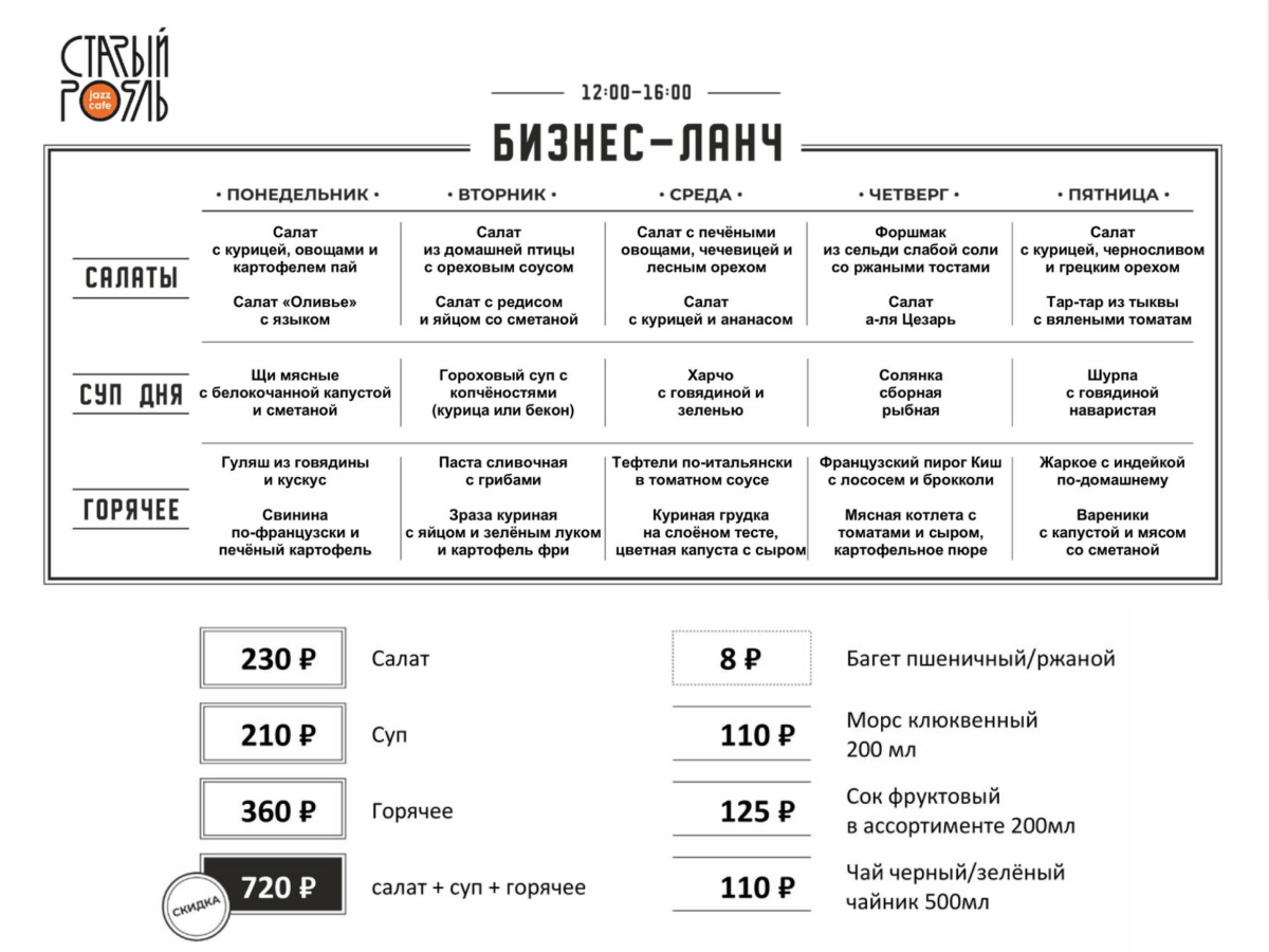 Бизнес-ланчи в Казани — куда пойти обедать?