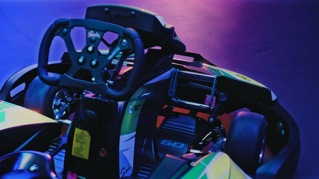 Electro Karting: вид на трассу сверху