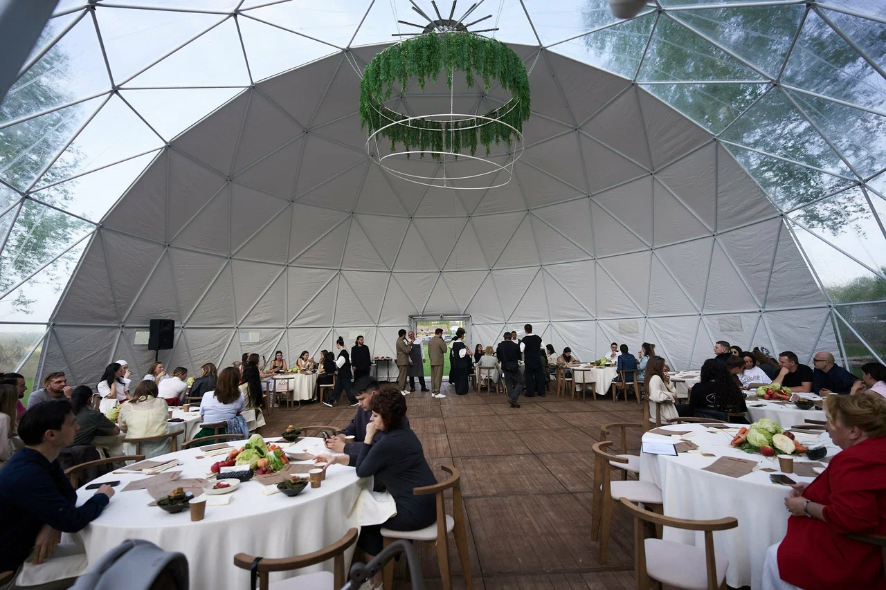 Купольный шатёр GREEN PLACE для свадьбы под Казанью